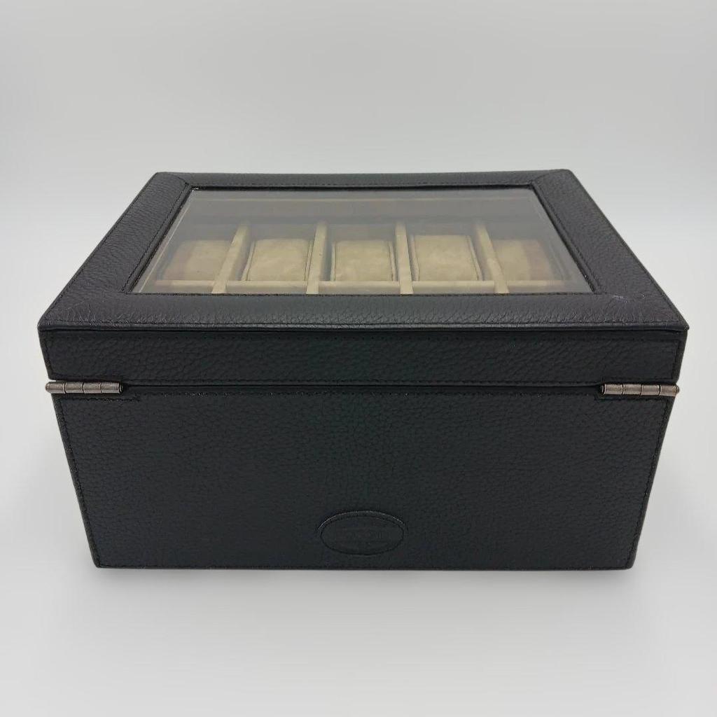 Б/у Футляр для часов Fossil WATCH BOX Черный