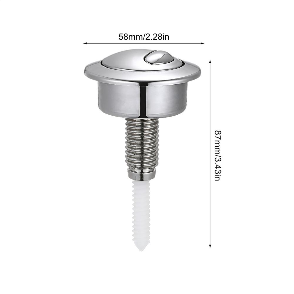 Кнопка для бачка унитаза с двойным смывом, кнопка смыва для унитаза из АБС-пластика, запасные части для унитаза, бачок для смыва для большинства ванных комнат