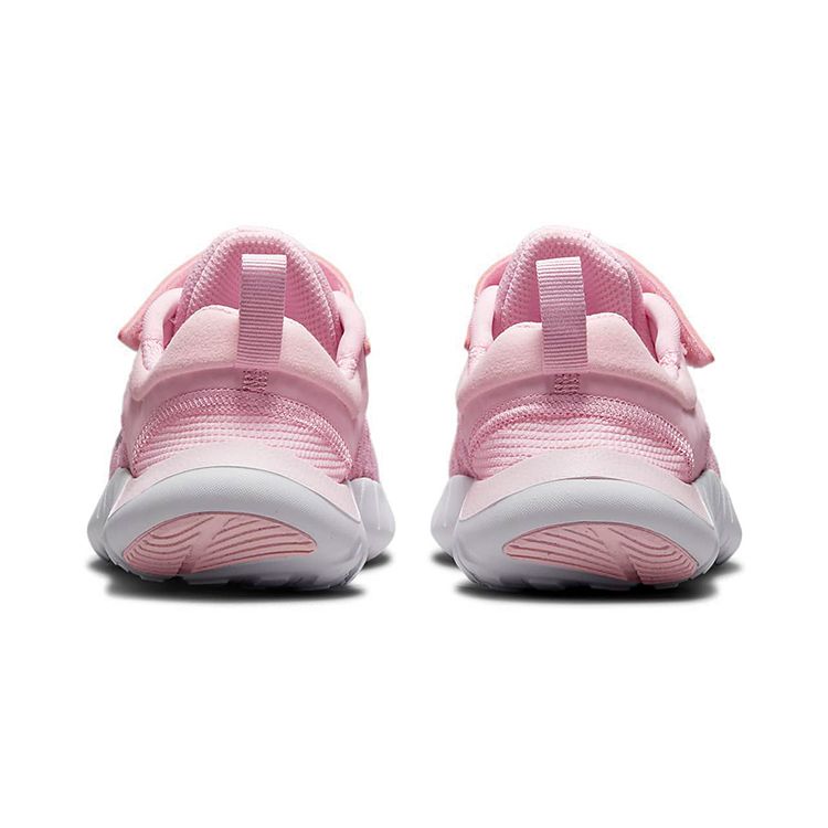 Nike Free RN 2021 PS Детские кроссовки из пены розового цвета, белая розовая глазурь, металлик-серебристый CZ3996-610