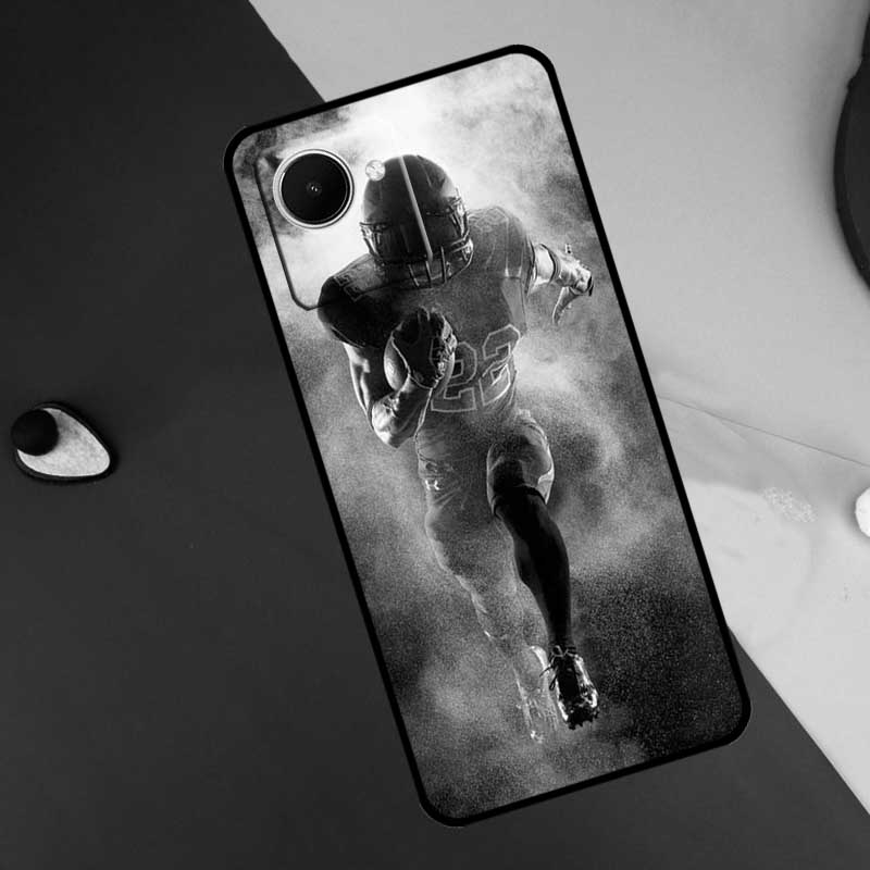American Football Sport For Realme C55 C71 C75 C67 C63 C51 C61 C53 C35 C65 11 12 13 14 15 Pro Plus GT6 GT7 Pro Case