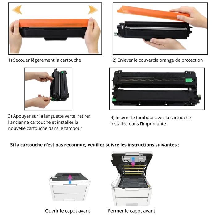 Toner Cartridge - Brother - TN247/TN243 - 4 Pack - Black, Cyan, Magenta, Yellow