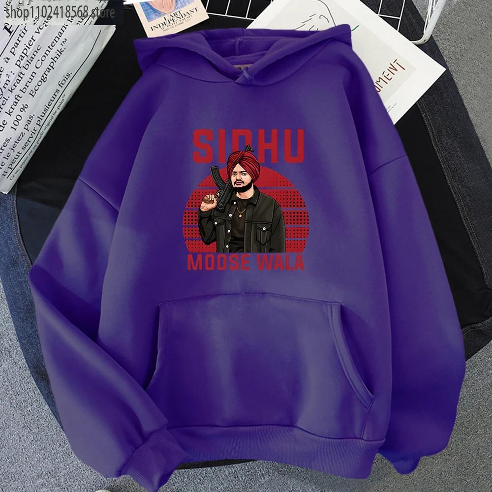 Толстовки Sidhu Moose Wala The Last Ride Fans Мужская толстовка Зимняя графическая печать Уличная женская одежда