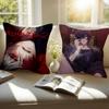 Anime Towa S-Slow D-Damage Double-Sided Printed Pillow Cover Short Plush Suitable Living Room Bedrooms Sofas Throw Cushion Cover