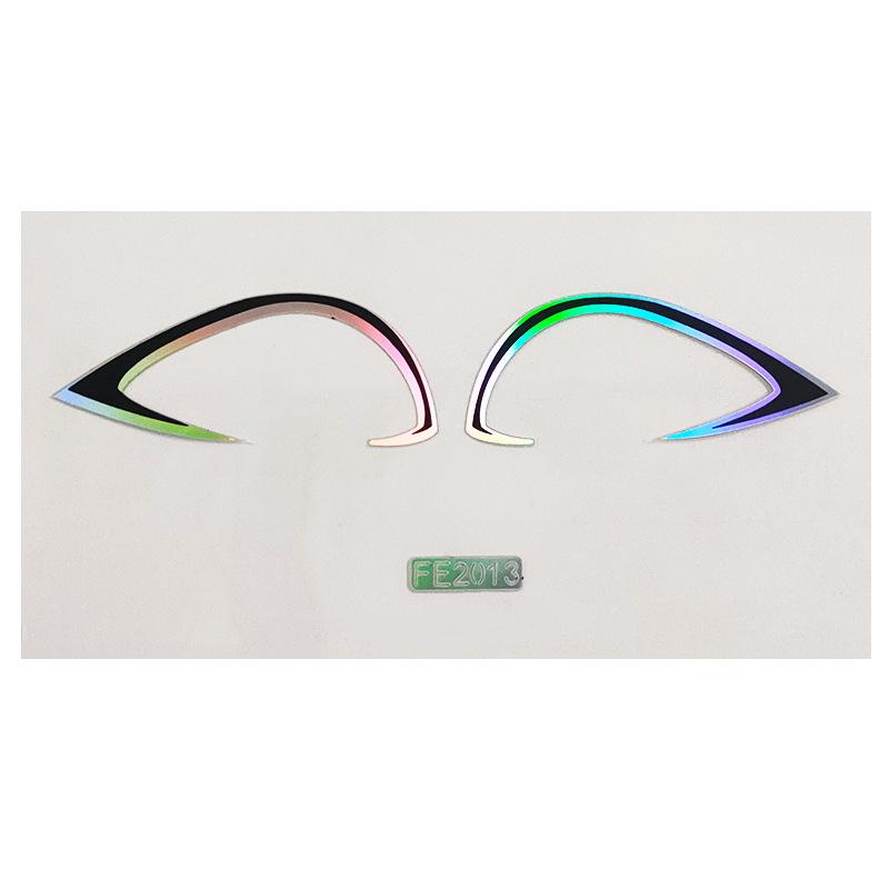 Временная наклейка для лица, наклейка для татуировки, сценическое искусство, наклейка для красоты, сделай сам, имитация лазерного лазера, наклейка для лица, наклейка