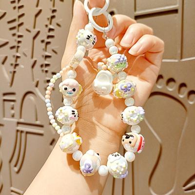 Бисерный брелок для ключей, браслет, брелок, декоративные женские сувениры для вечеринок, браслет, подвесной орнамент, брелок для ключей