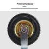 HuiZhen 8-inch Heavy-Duty Inflatable Silent Rubber Caster
