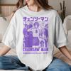 Футболка унисекс Reze из аниме, хлопковая, уникальная, с круглым вырезом, короткий рукав, одежда, лето