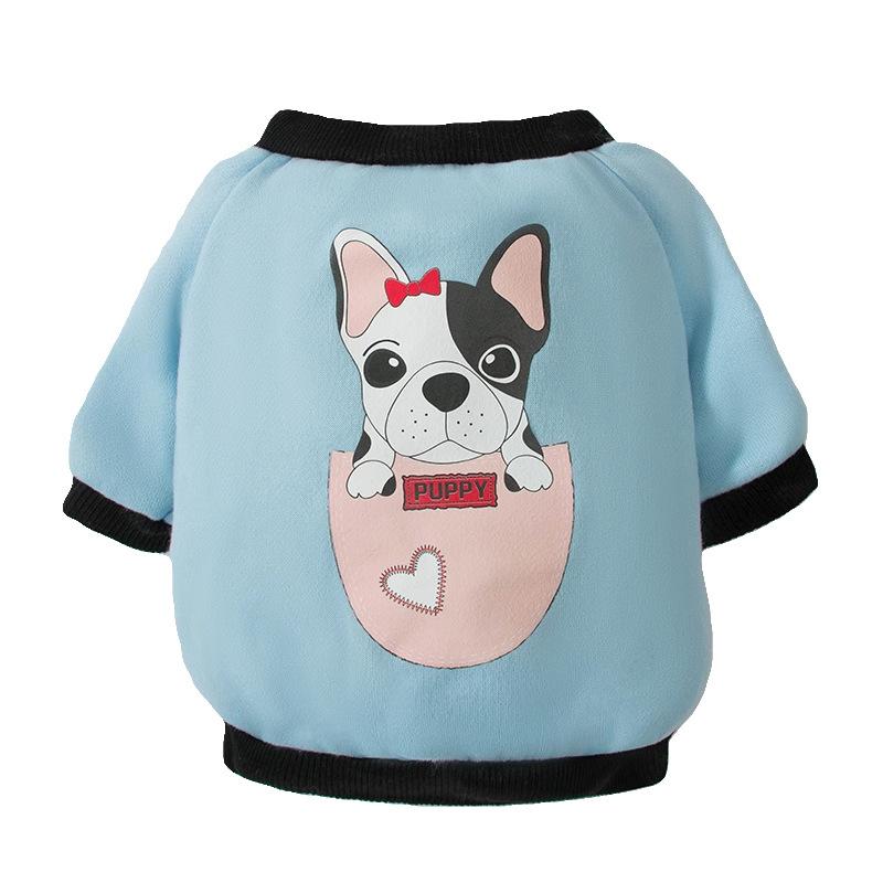 Весна и лето для собак средних и маленьких собак, свитер для боя быков, тонкий дышащий свитер для толстых собак, одежда для собак Starling Dog Pet