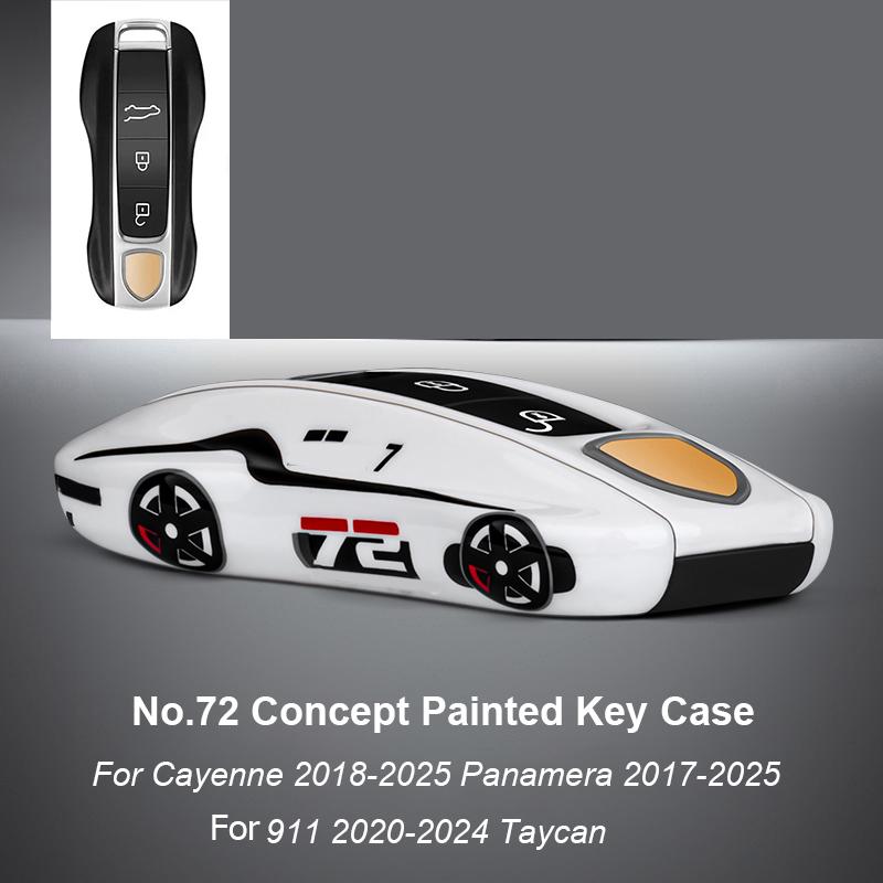 Для Porsche Panamera Cayenne Macan 718 Cayman Boxster 911 Taycan Автомобиль 92 Персонализированный Чехол для Ключей Защитный Чехол Крышка для Брелока Дистанционного Управления