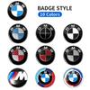 BAAO1 7pcs Front Hood Emblem Car 50th Anniversary Logo 82mm+Rear Badge 74mm+Wheel Hub Cap 68mm Decoration Cover Styling for BMW M