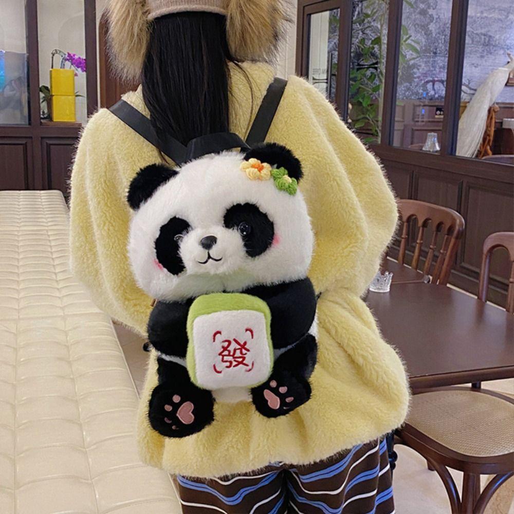 Коллекция Рюкзак в форме панды PP Хлопок Животное Кукла Плюшевый Школьный портфель Осень Зима