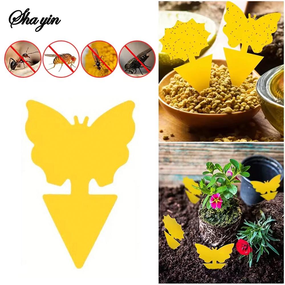 10pcs of Yellow Insect Traps, Garden Flower Traps, Traps to Eliminate Pests, Small Flying Insects, Small Black Flying in