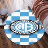Atletico Belgrano Crest Round Rug for Livingroom,Bedroom, Palyroom, Chair Rug, Area rug, Circle Carpet, Large Size Fan Christmas gift