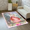 1pc Princess Pattern Area Rug Soft Flannel Floor Mat for Living Room,Office,Bedroom and Carpet,Sofa Coffee Table Floor Mat