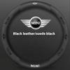 For BMW MINI JWC R54 R55 R56 R60 F54 F55 F56 F57 John Cooper S Clubman Countryman Car Carbon Fiber Leather Steering Wheel Cover mjewr55