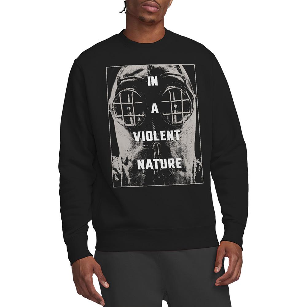 In A Violent Nature Unisex Adult Large Mask Sweatshirt