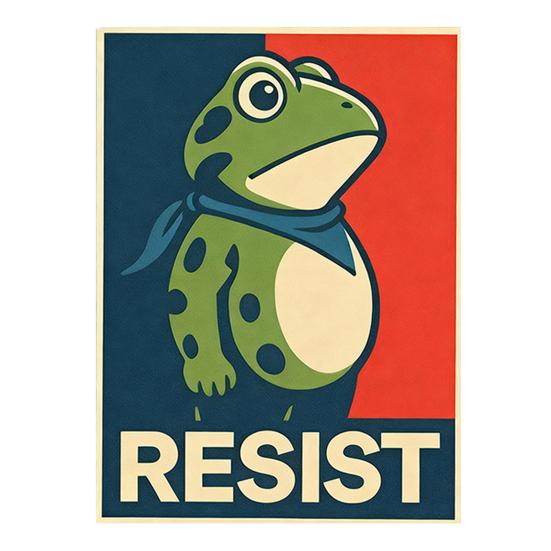1/5/10/20/50/100Pcs Resist Frog Sticker Waterproof PVC Frog Meme Sticker Cell Phone Laptop Computer Helmet
