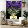 Plants Vs. Zombies Aesthetic Tapestry Retro Boho Great for Reading Corner Bedroom Living Room Year-Round Tasseled Design Gift for Birthday