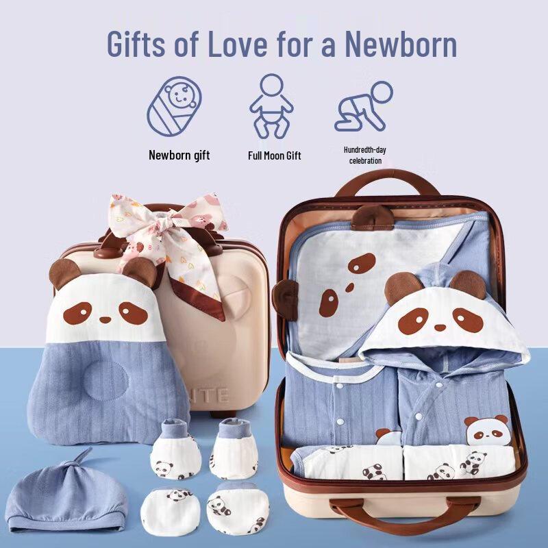 INSAHO Подарочный набор для новорожденного из чистого хлопка