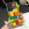 Fashion Building Blocks Pattern Soft Phone Case for Samsung A17 A16 A15 A14 A13 A57 A56 A55 A54 A53 A37 A36 A35 A34 A33 A26 A25