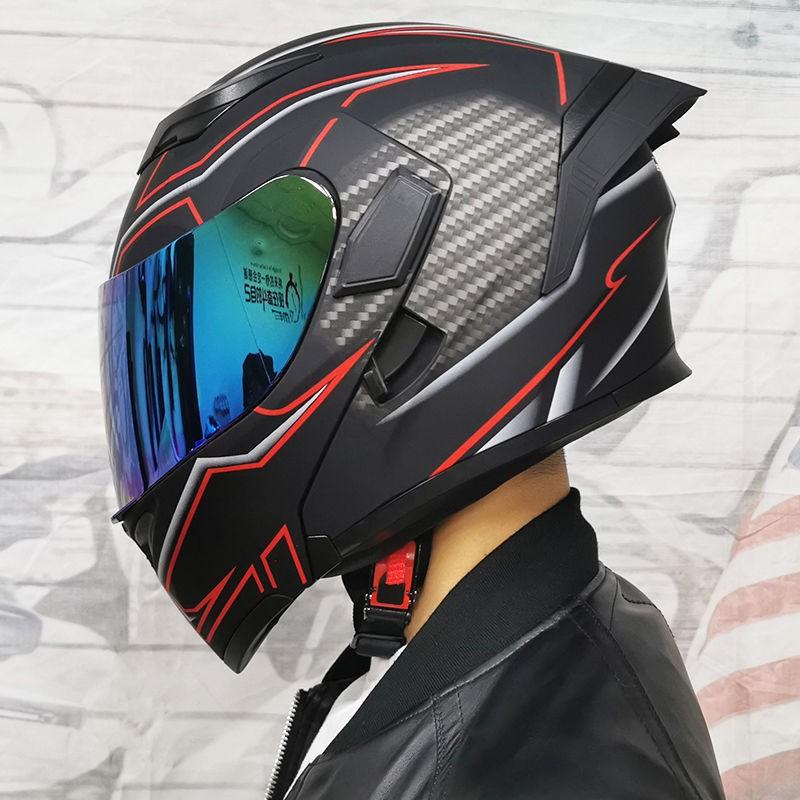 JIEKAI Modular Flip-Up Motorcycle Helmet Men Women ABS Full Face With Dual Visor Scooter Bike Riding