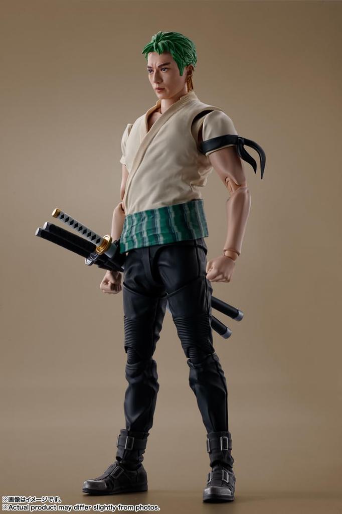 TAMASHII NATIONS S.H.Figuarts Roronoa Zoro (A Netflix Series: ONE PIECE) Approximately 145mm PVC & ABS Painted Movable Figure