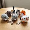 Handmade Crochet Kitten Keyring DIY Crafts Yarn Kitty Bag Charm Hand Cat Keychain  for Women Girls