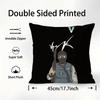 IMD Stylish V-VrunkS Pillow Case Sofa Decorative Home Double-sided Printing Short Plush Cushion Pillow Cover Holiday Gift
