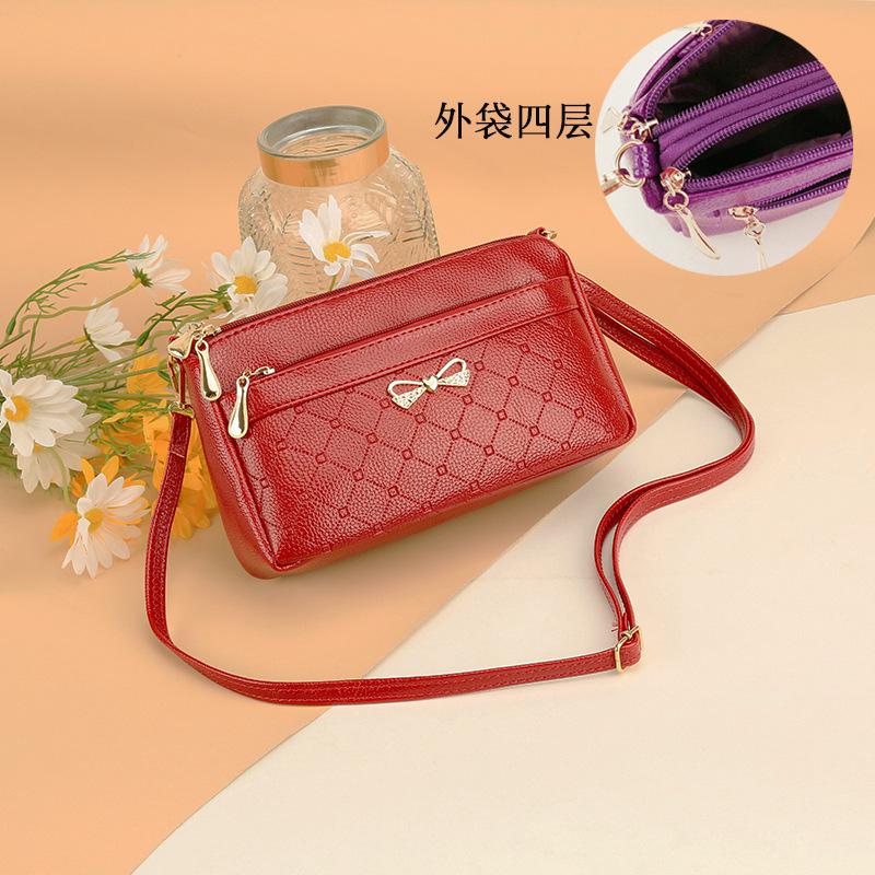 Guangzhou Bags Women's Summer Large-capacity Women's Bags Fashion Shoulder Messenger Bags Multi-layer Lightweight Medium and Small Bags