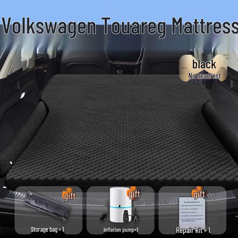 Надувной матрас для автомобиля Volkswagen Touareg - Подушка для сна на заднее сиденье и надувная подушка в багажник.