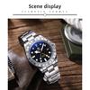 ADDIESDIVE Горячая Распродажа GMT Кварцевые Часы Нержавеющая Сталь Пузырчатое Стекло BGW9 Супер Люминесцентные Мужские Часы AD2035 НОВЫЕ Водонепроницаемые