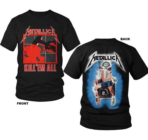 Metallica Kill 'Em All (двусторонний) Футболка Unisex