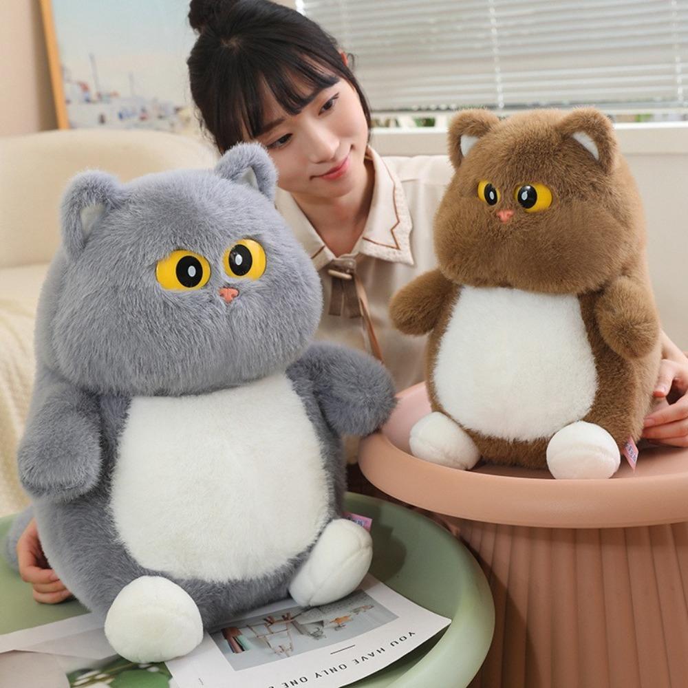 Soft Stuffed Animals Dolls 23/35cm Pillow Birthday Gift Cartoon Big Eyes Cat Plush Toys