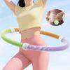 Adjustable And Multifunctional Fitness Hoop, Weighted Abdomen Soft Spring Circle for Indoor