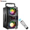 TOPROAD Portable Bluetooth Speakers 40W Wireless Boombox Bass Subwoofer Sound Box Support Remote Control FM Radio RGB LED Lights