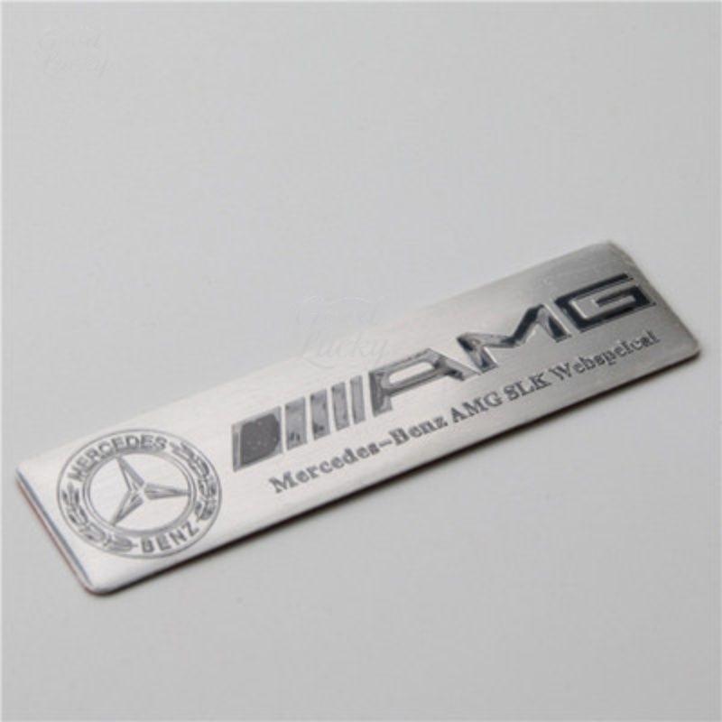 CQP1 For Mercedes-Benz C200 GLE 300L GLC260L GLA GLB CLA Models With AMG Logo Stickers for Side Stickers And Decorative Stickers.