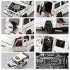 Большой 1:24 Модель легкосплавного автомобиля Mercedes-Benz G65 со звуком и светом, инерционный двигатель для мальчиков - горячая распродажа в провинции Тайвань.