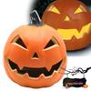Halloween LED Pumpkin Lantern Decor Pumpkin Lamp Plastic Jack O Lantern Battery Operated Ghost Festival Park Indoor Garden Decor