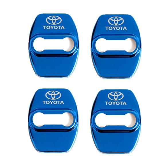 ANP1 Для Toyota Vios Corolla Rav4 Auris Camry Yaris Автомобиль Нержавеющая сталь Накладка на замок двери chr Avensis Land Cruiser FJ наклейка защита