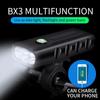 BX3 Велосипедный фонарь T6 Фонарик для ночной езды Супер яркие передние фонари Перезаряжаемый сильный светильник Велосипедное оборудование
