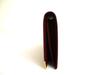 Оригинальный длинный кошелек-портмоне Cartier Must de Cartier из бордовой кожи с клапаном #b131 Открытая коробка