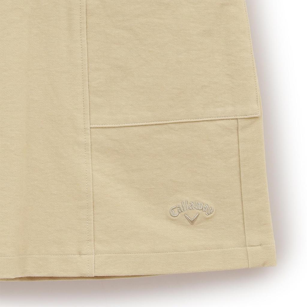 Callaway Stretch Skirt with and C23228208 Size M Women's 8-Way Moisture-Wicking Heat-Generating Properties, Golf, 1042_Beige,