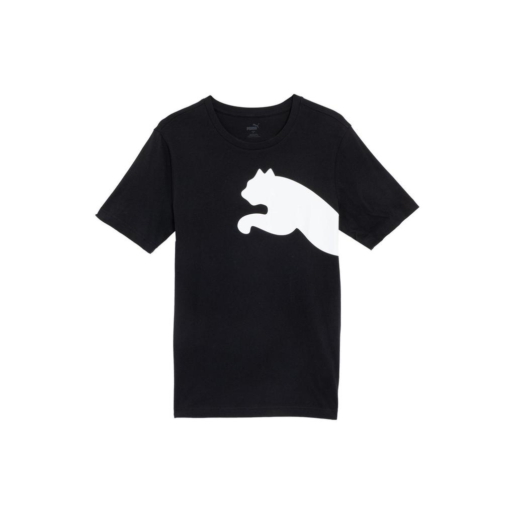 Puma Мужская футболка 'Black' с принтом 'Большой кот QT' 678086-01
