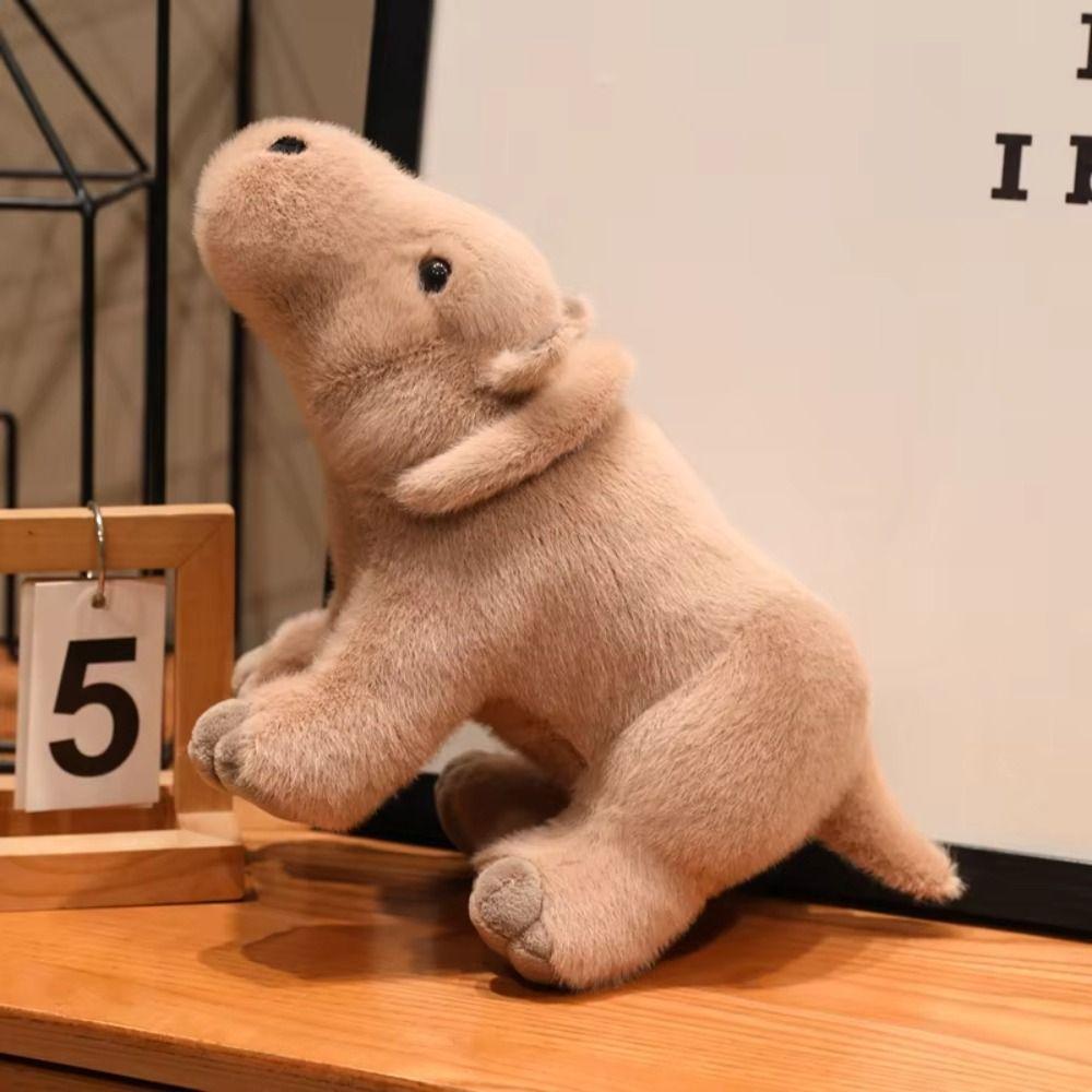 Forest Animal Hippopotamus Handmade Doll Cartoon Hippo Doll Plush Toy  Christmas Gift