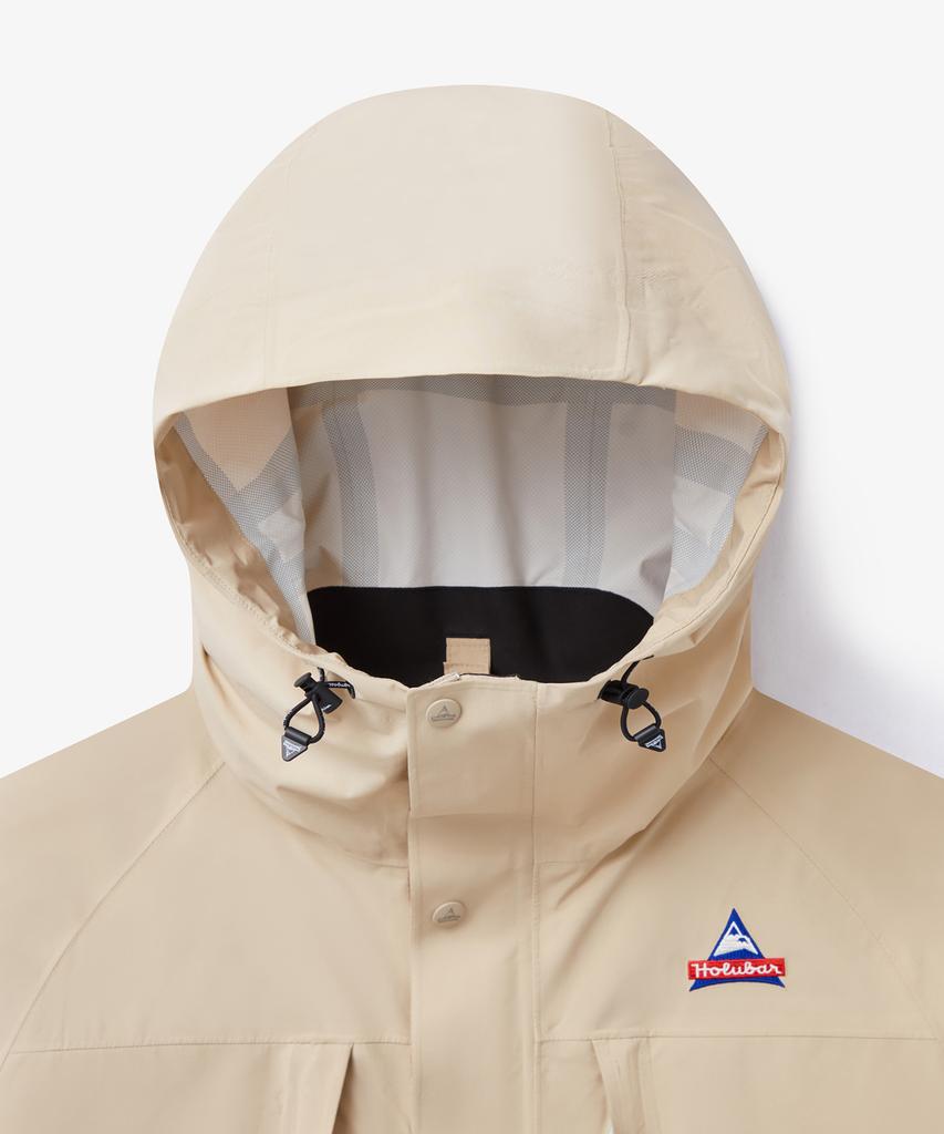 Holubar Eiber 2.5L Rain Jacket Beige