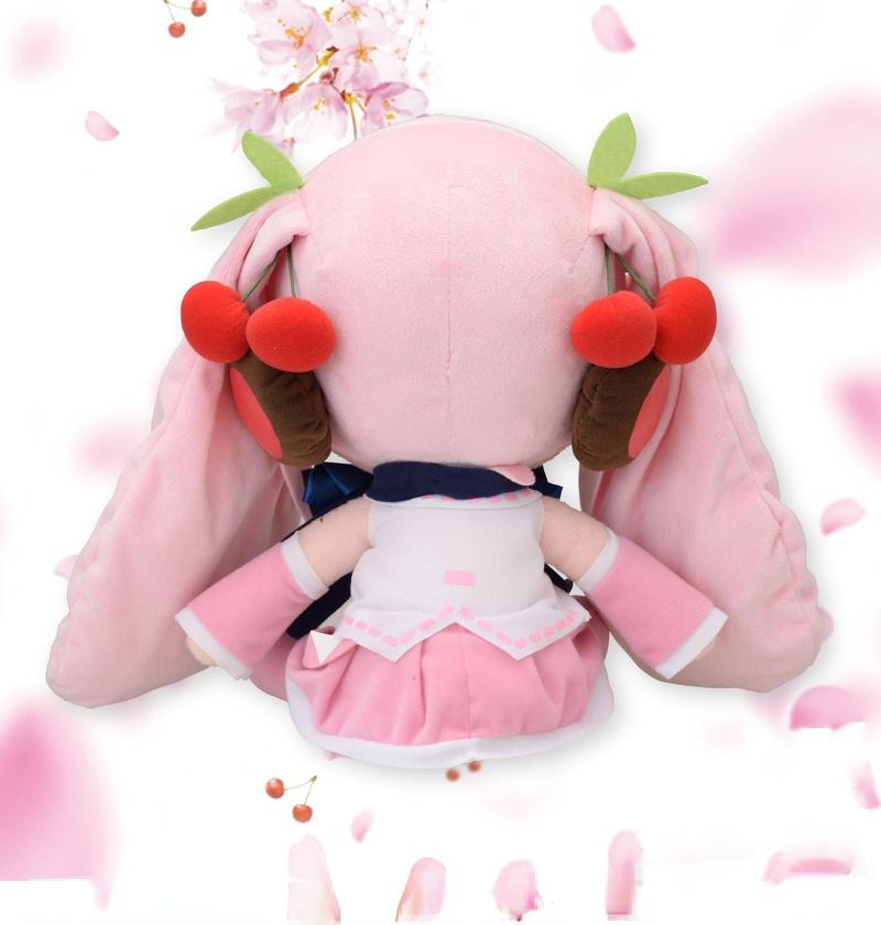32 см Kawaii плюшевая мягкая игрушка принцесса Мику, плюшевая мягкая подушка, детские куклы Fuwafuwa Fufu Miku, фигурки, милый подарок для детей