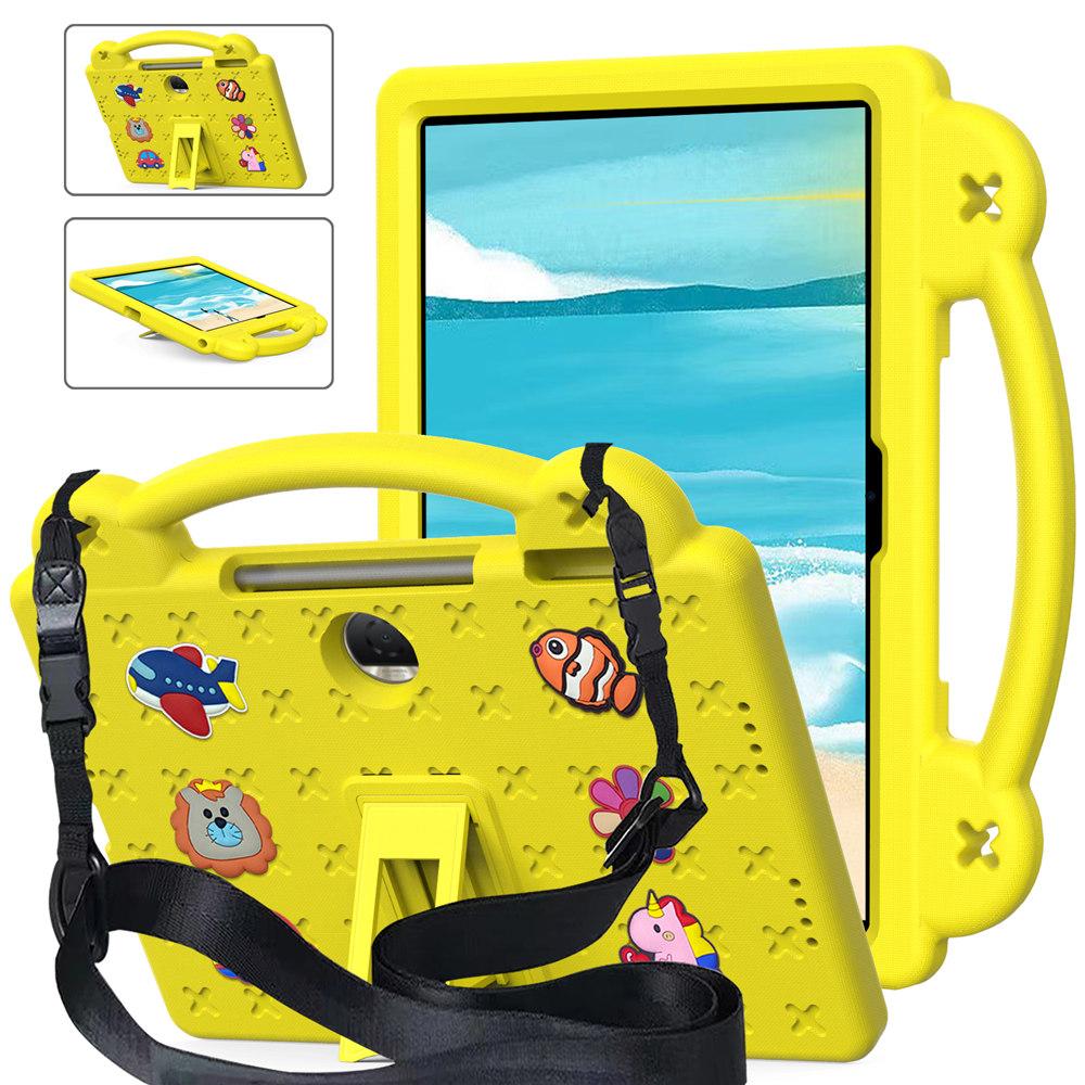 Мультяшный Милый Медведь EVA Чехол для Honor Pad 9 12,1 дюйма 2025 Детский Безопасный Ручка-Подставка Защитный Чехол для Планшета Funda