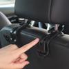 Foldable Storage Ideas Car Hook 10kg Load-Bearing Car Rear Seat Hook Car Interior Car Supplies