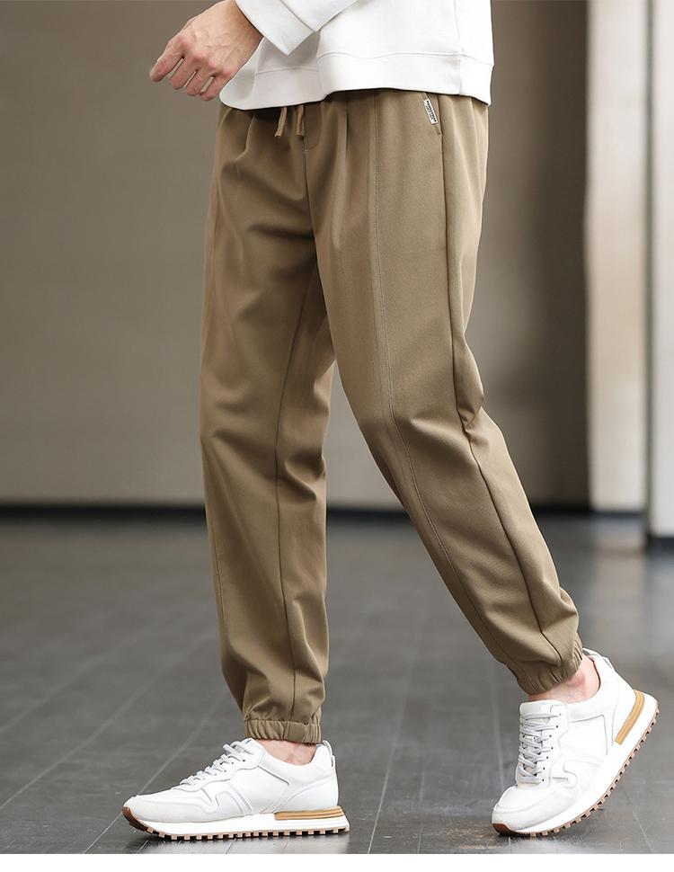 Simple and versatile tapered sports leggings, sweatpants, men's casual pants
