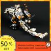 Thunderjaw-Минифигурка Масштаб Космическая Война Военный MOC Космический Корабль Боевая Модель Пользовательская Головоломка Архитектура DIY Образование Сборка Подарок